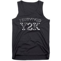 I Survived Survivor Year 2000 Funny Graphic Tank Top