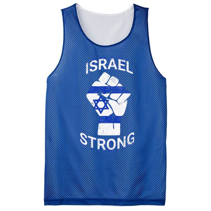 Israel Strong Support Stand With Israel Love Jewish Pride Mesh Reversible Basketball Jersey Tank