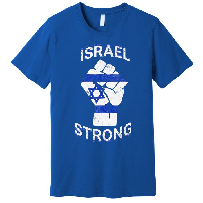 Israel Strong Support Stand With Israel Love Jewish Pride Premium T-Shirt