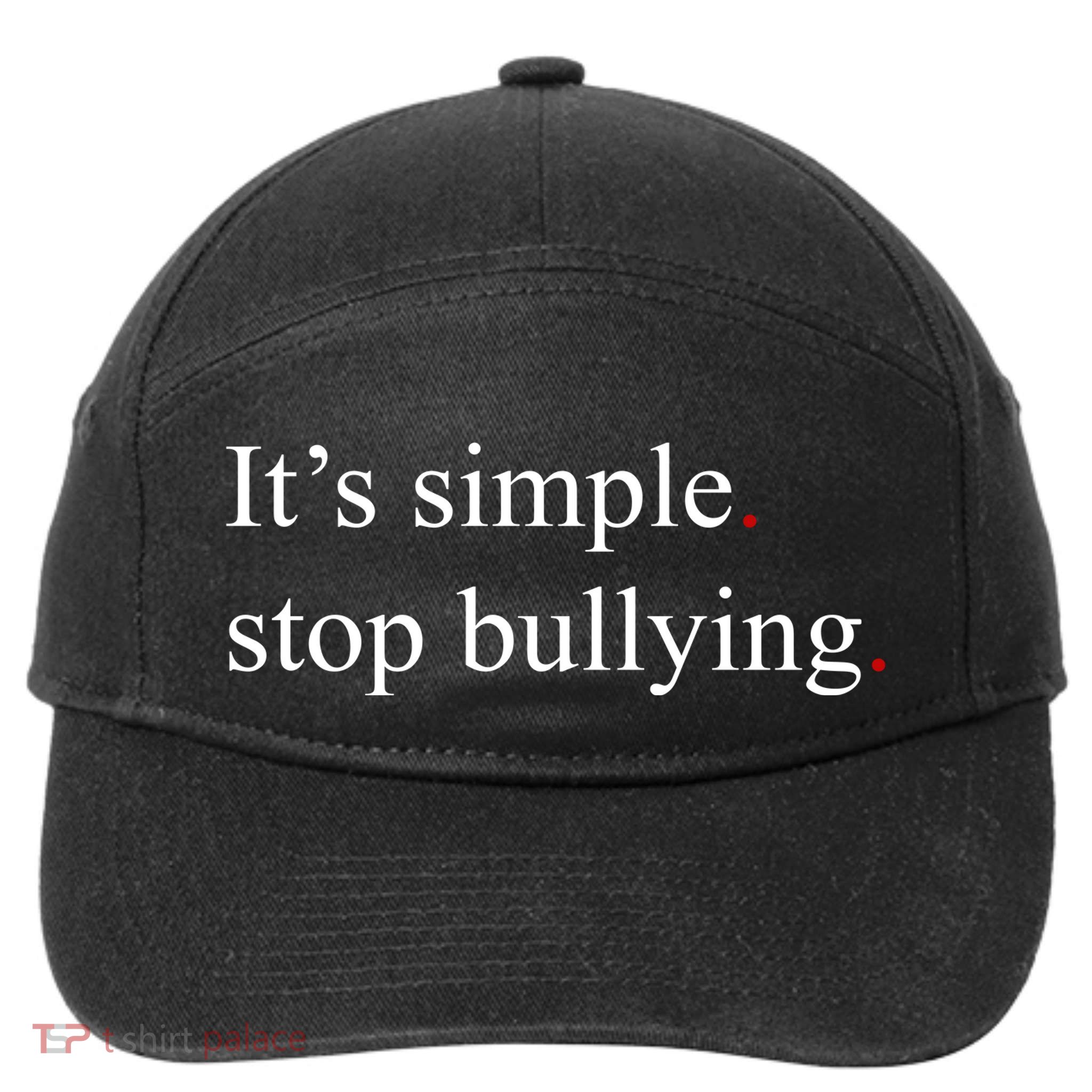 Its Simple Stop Bullying Anti Bully 7-Panel Snapback Hat
