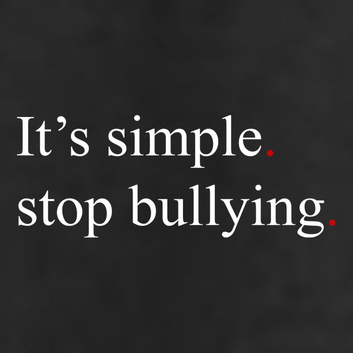 Its Simple Stop Bullying Anti Bully 25L Jumbo Tote