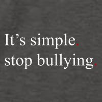 Its Simple Stop Bullying Anti Bully Vector Backpack