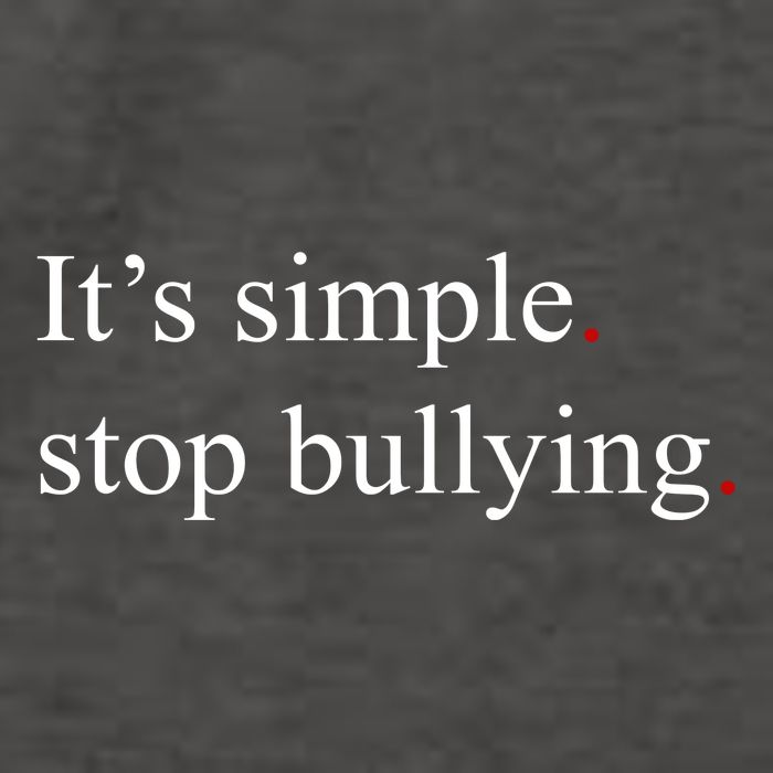 Its Simple Stop Bullying Anti Bully Vector Backpack