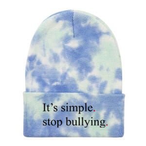 Its Simple Stop Bullying Anti Bully Tie Dye 12in Knit Beanie