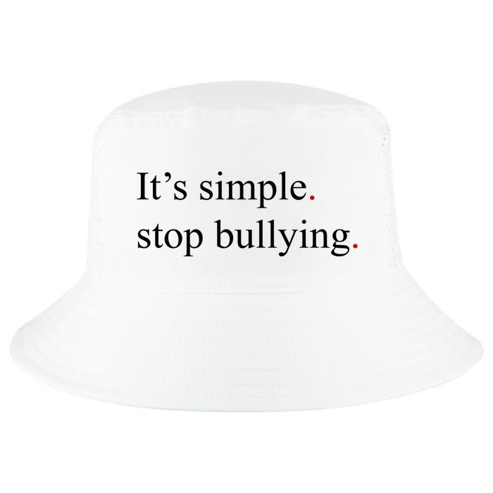 Its Simple Stop Bullying Anti Bully Cool Comfort Performance Bucket Hat