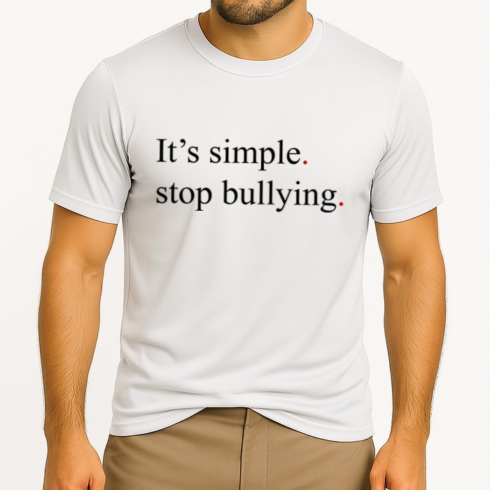 Its Simple Stop Bullying Anti Bully Performance Shirt