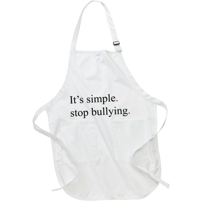 Its Simple Stop Bullying Anti Bully Apron
