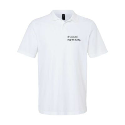 Its Simple Stop Bullying Anti Bully Polo