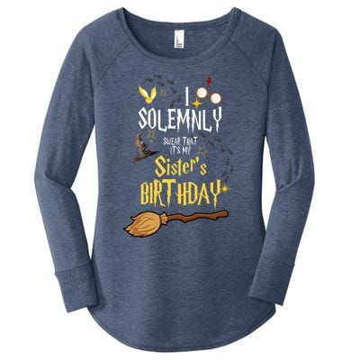 I Solemnly Swear That It's My Sister's Birthday Women's Perfect Tri Tunic Long Sleeve Shirt