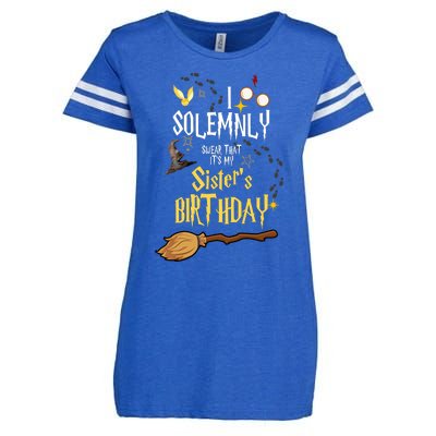 I Solemnly Swear That It's My Sister's Birthday Enza Ladies Jersey Football T-Shirt