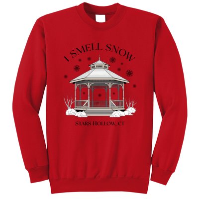 I Smell Snow Stars Hollow Christmas Holiday Xmas Sweatshirt