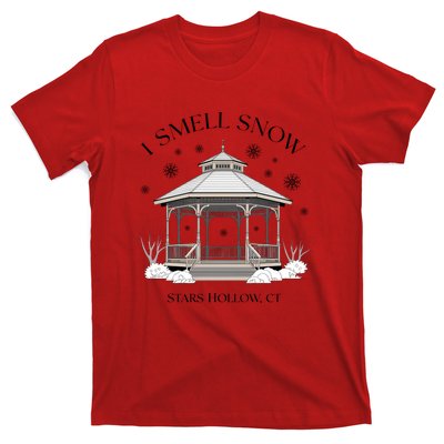 I Smell Snow Stars Hollow Christmas Holiday Xmas T-Shirt