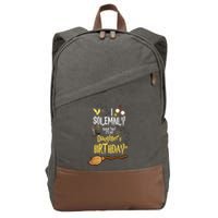 I Solemnly Swear That It's My Daughter's Birthday Cotton Canvas Backpack