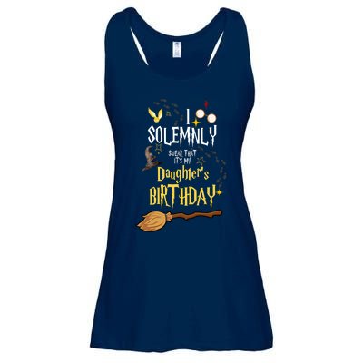 I Solemnly Swear That It's My Daughter's Birthday Ladies Essential Flowy Tank