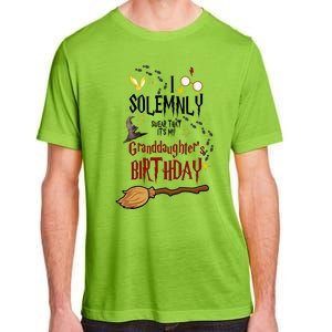 I Solemnly Swear That It's My Graddaughter's Birthday Adult ChromaSoft Performance T-Shirt