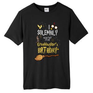 I Solemnly Swear That It's My Graddaughter's Birthday Tall Fusion ChromaSoft Performance T-Shirt