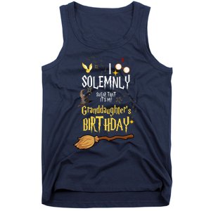 I Solemnly Swear That It's My Graddaughter's Birthday Tank Top