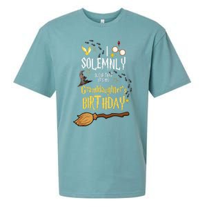 I Solemnly Swear That It's My Graddaughter's Birthday Sueded Cloud Jersey T-Shirt