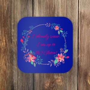 I Solemnly Swear I Am Up To No Gluten! Celiac Disease Gift Coaster