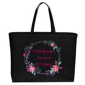 I Solemnly Swear I Am Up To No Gluten! Celiac Disease Gift Cotton Canvas Jumbo Tote