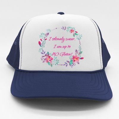 I Solemnly Swear I Am Up To No Gluten! Celiac Disease Gift Trucker Hat