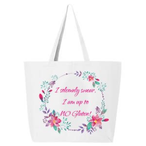 I Solemnly Swear I Am Up To No Gluten! Celiac Disease Gift 25L Jumbo Tote