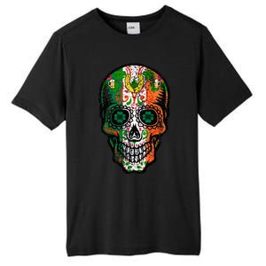 Irish Skull St Patricks Day Tall Fusion ChromaSoft Performance T-Shirt