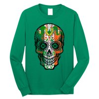 Irish Skull St Patricks Day Long Sleeve Shirt