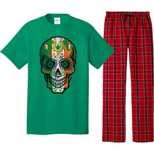 Irish Skull St Patricks Day Pajama Set