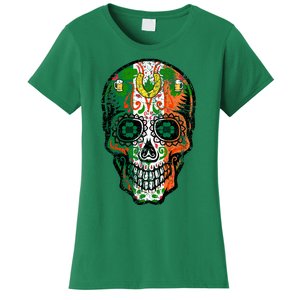 Irish Skull St Patricks Day Women's T-Shirt