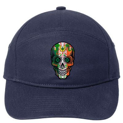 Irish Skull St Patricks Day 7-Panel Snapback Hat