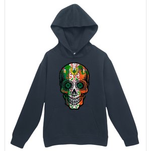 Irish Skull St Patricks Day Urban Pullover Hoodie