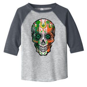 Irish Skull St Patricks Day Toddler Fine Jersey T-Shirt