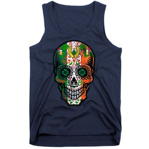 Irish Skull St Patricks Day Tank Top