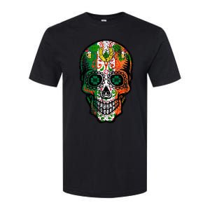 Irish Skull St Patricks Day Softstyle CVC T-Shirt