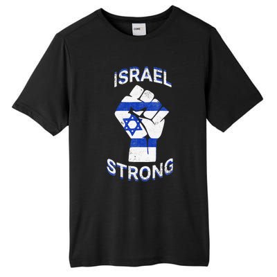 Israel Strong Support Stand With Israel Love Jewish Pride Tall Fusion ChromaSoft Performance T-Shirt