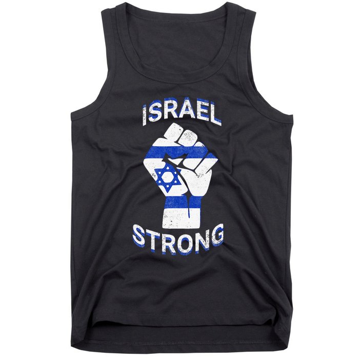 Israel Strong Support Stand With Israel Love Jewish Pride Tank Top