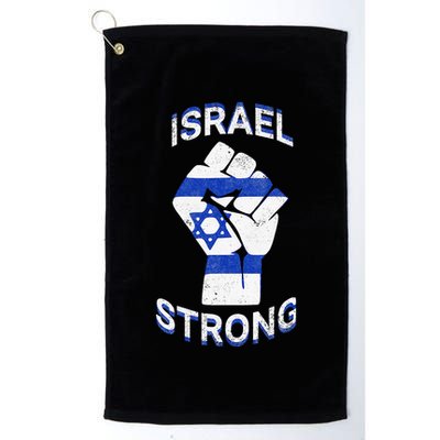 Israel Strong Support Stand With Israel Love Jewish Pride Golf Towel