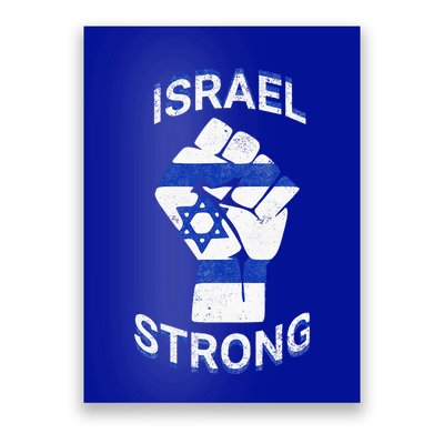 Israel Strong Support Stand With Israel Love Jewish Pride  Poster