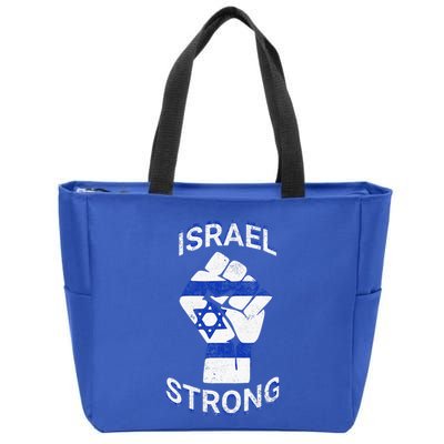 Israel Strong Support Stand With Israel Love Jewish Pride  Zip Tote Bag