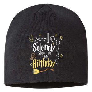 I Solemnly Swear That Its My Birthday Sustainable Beanie