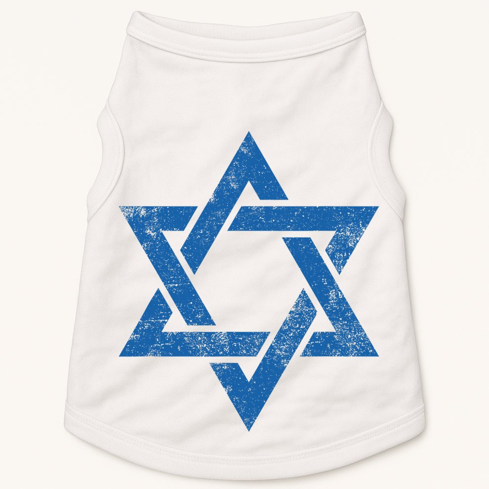 Israeljewish Symbol Star Of David Pray For Israel Doggie Tank