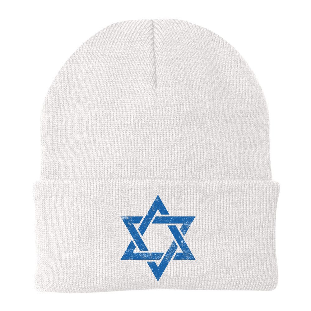 Israeljewish Symbol Star Of David Pray For Israel Beanie