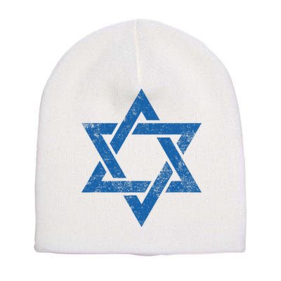 Israeljewish Symbol Star Of David Pray For Israel Short Acrylic Beanie