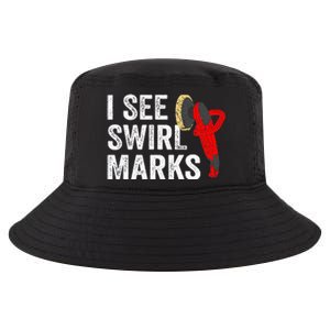 I See Swirl Marks Auto Detailer Car Detailing Cool Comfort Performance Bucket Hat