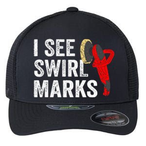 I See Swirl Marks Auto Detailer Car Detailing Flexfit Unipanel Trucker Cap