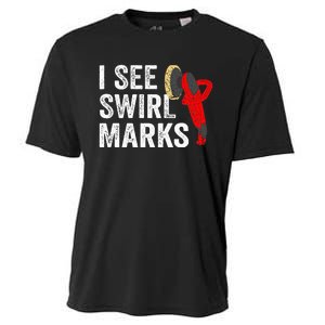 I See Swirl Marks Auto Detailer Car Detailing Cooling Performance Crew T-Shirt