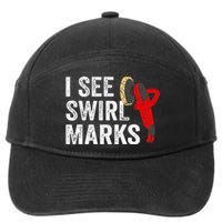 I See Swirl Marks Auto Detailer Car Detailing 7-Panel Snapback Hat