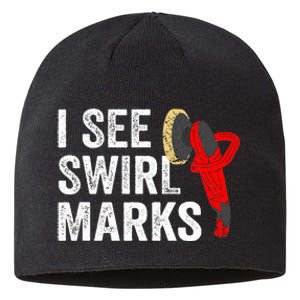 I See Swirl Marks Auto Detailer Car Detailing Sustainable Beanie