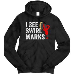 I See Swirl Marks Auto Detailer Car Detailing Tie Dye Hoodie